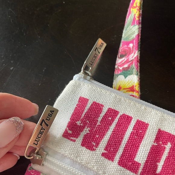 Wildwood NJ Floral Crossbody Bag - Pink - Picture 5 of 9